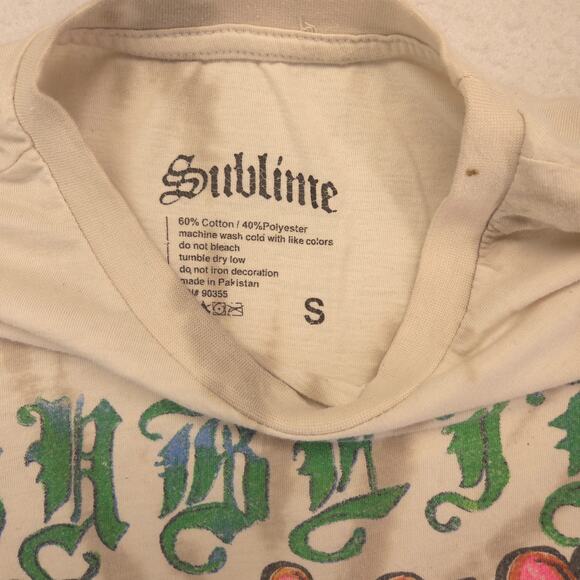 Sublime Band Short Sleeve Crew Neck Graphic T Shirt Mens Size Small S Tie Dye - Picture 3 of 9